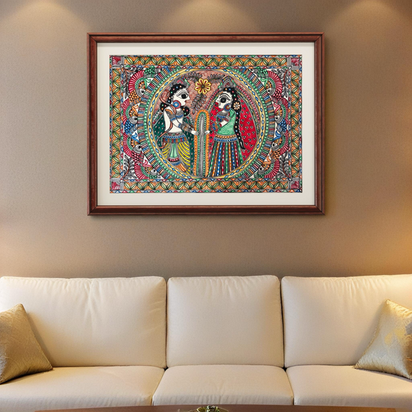 Ram Sita Vivaah Madhubani Painting