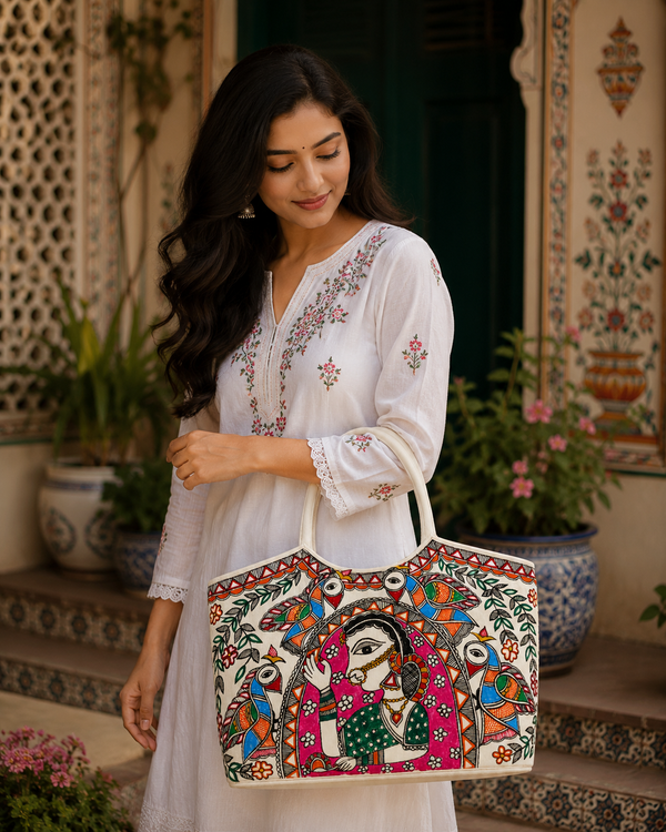 Madhubani Tote Bag