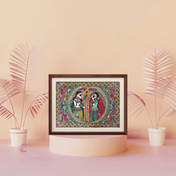 Ram Sita Vivaah Madhubani Painting