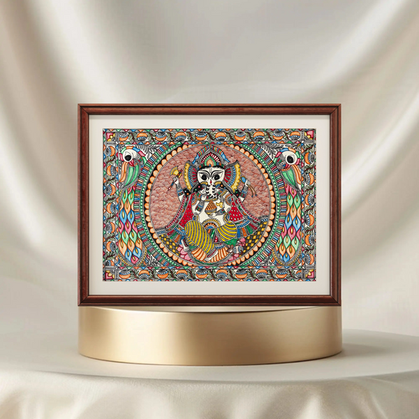 Lord Ganesha Madhubani Painting