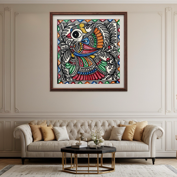 Chidiya Udaan Madhubani Painting