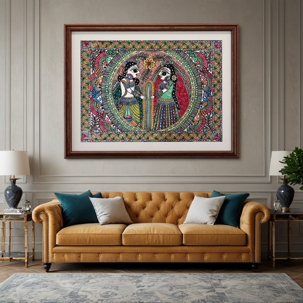 Ram Sita Vivaah Madhubani Painting