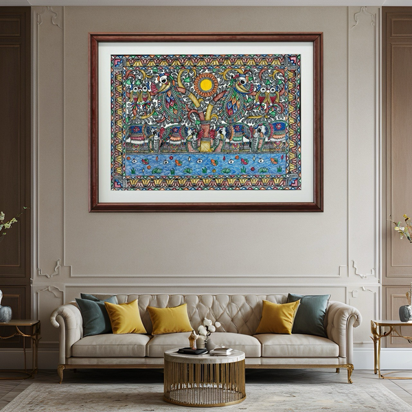 Hathi Van Sangrah Madhubani Painting