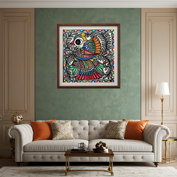 Chidiya Udaan Madhubani Painting