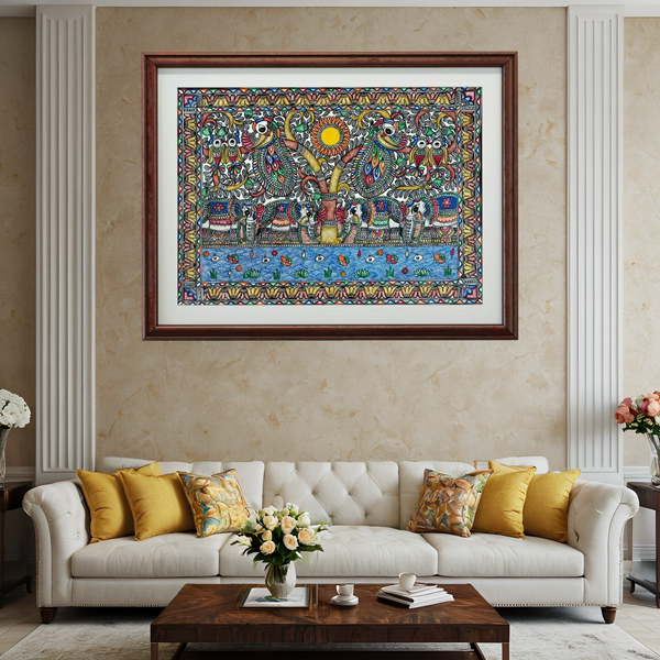 Hathi Van Sangrah Madhubani Painting