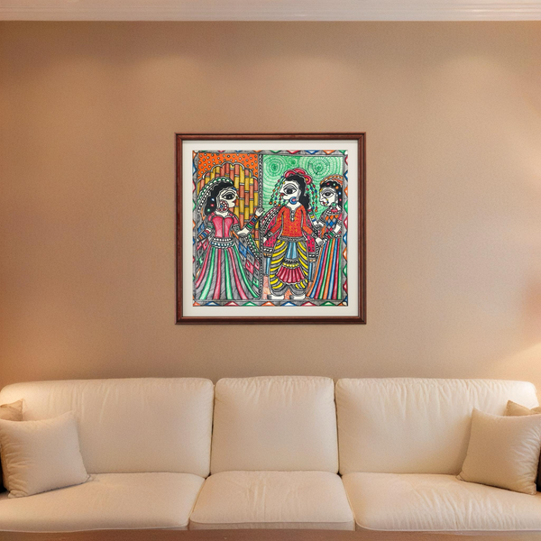 Mithila Vivaah Madhubani Painting