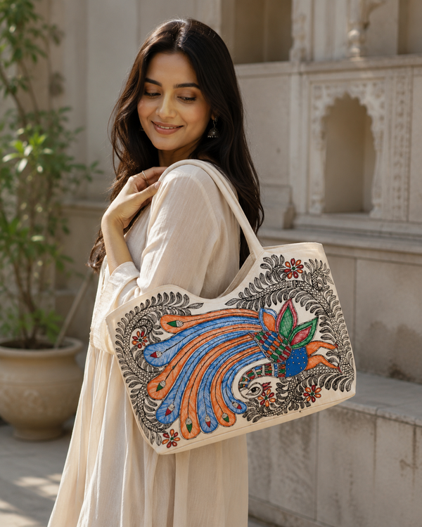 Madhubani Tote Bag
