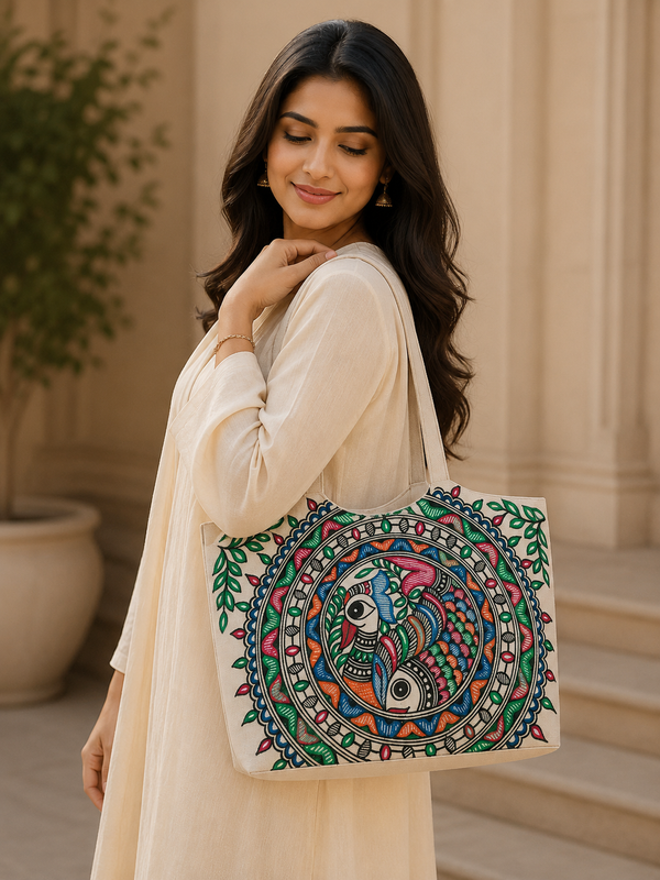 Madhubani Tote Bag