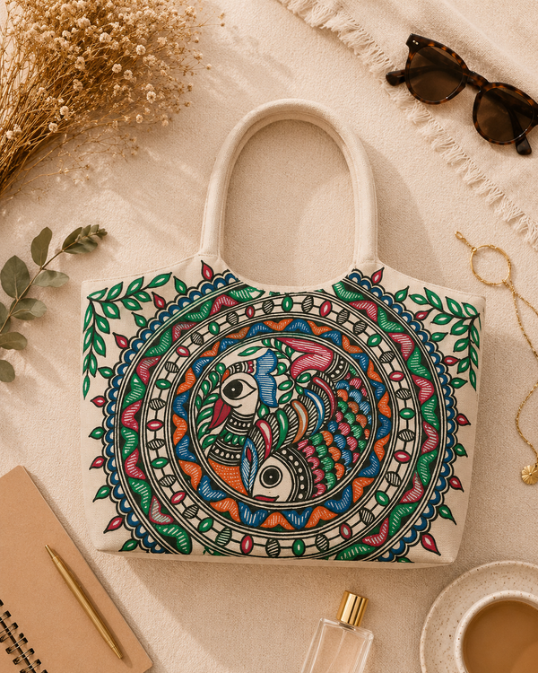 Madhubani Tote Bag