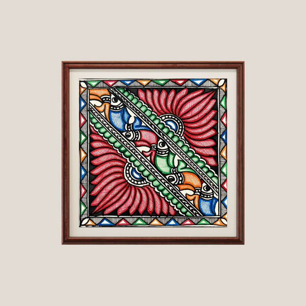 Kamal Mor Madhubani painting