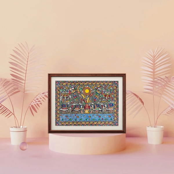 Hathi Van Sangrah Madhubani Painting