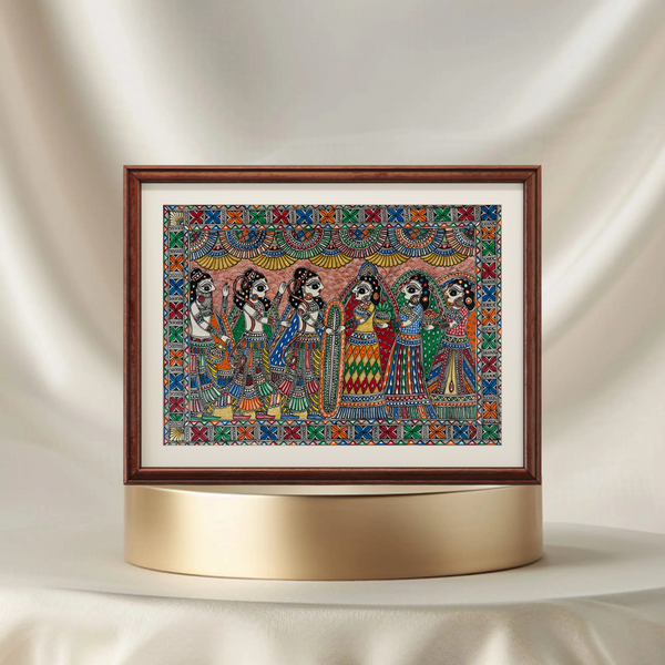 Ramayan Vivaah Madhubani Painting