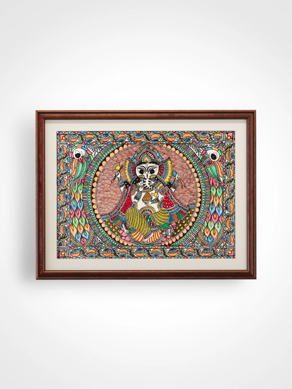 Lord Ganesha Madhubani Painting