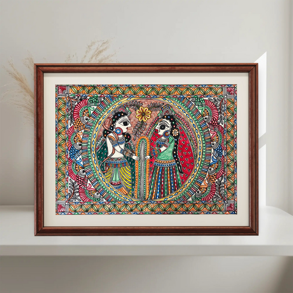 Ram Sita Vivaah Madhubani Painting