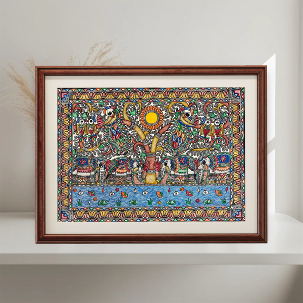 Hathi Van Sangrah Madhubani Painting