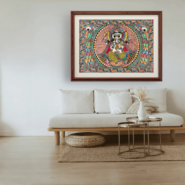 Lord Ganesha Madhubani Painting