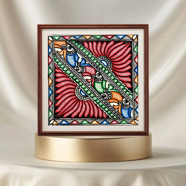 Kamal Mor Madhubani painting