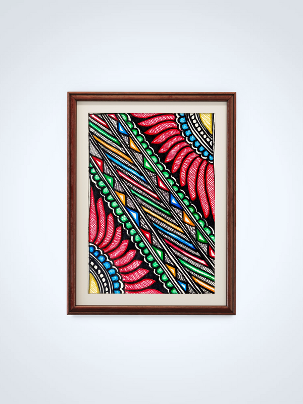 Kamal Design Madhubani Painting