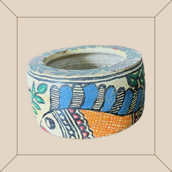 Madhubani hand-painted Ash Tray