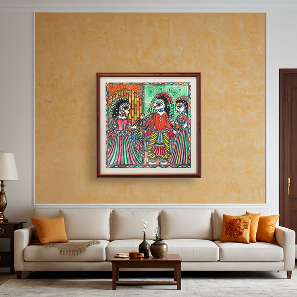 Mithila Vivaah Madhubani Painting