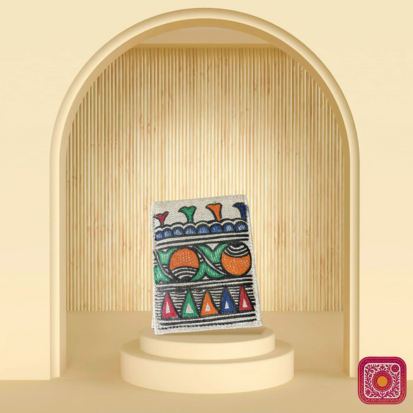 Madhubani Painted Handmade Wallet for Men