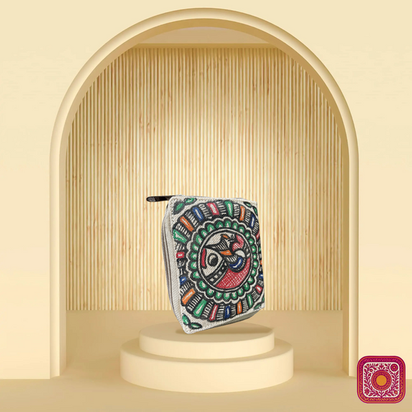 Madhubani Painted Handmade Wallet for Women