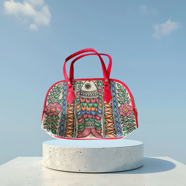 Madhubani Painted Handmade Premium Tote Bag