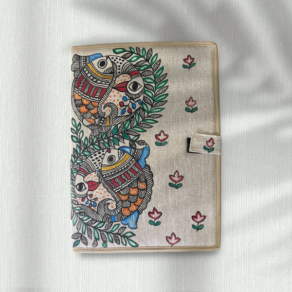 Madhubani Painted Handmade File Folder