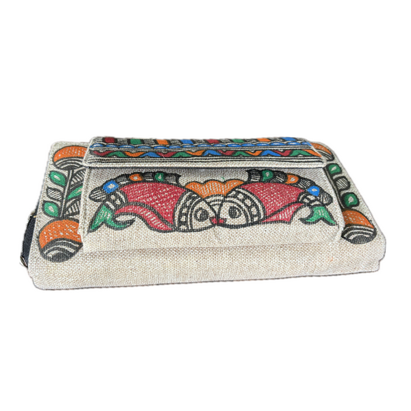 Madhubani Painted Handmade Multipurpose Bag